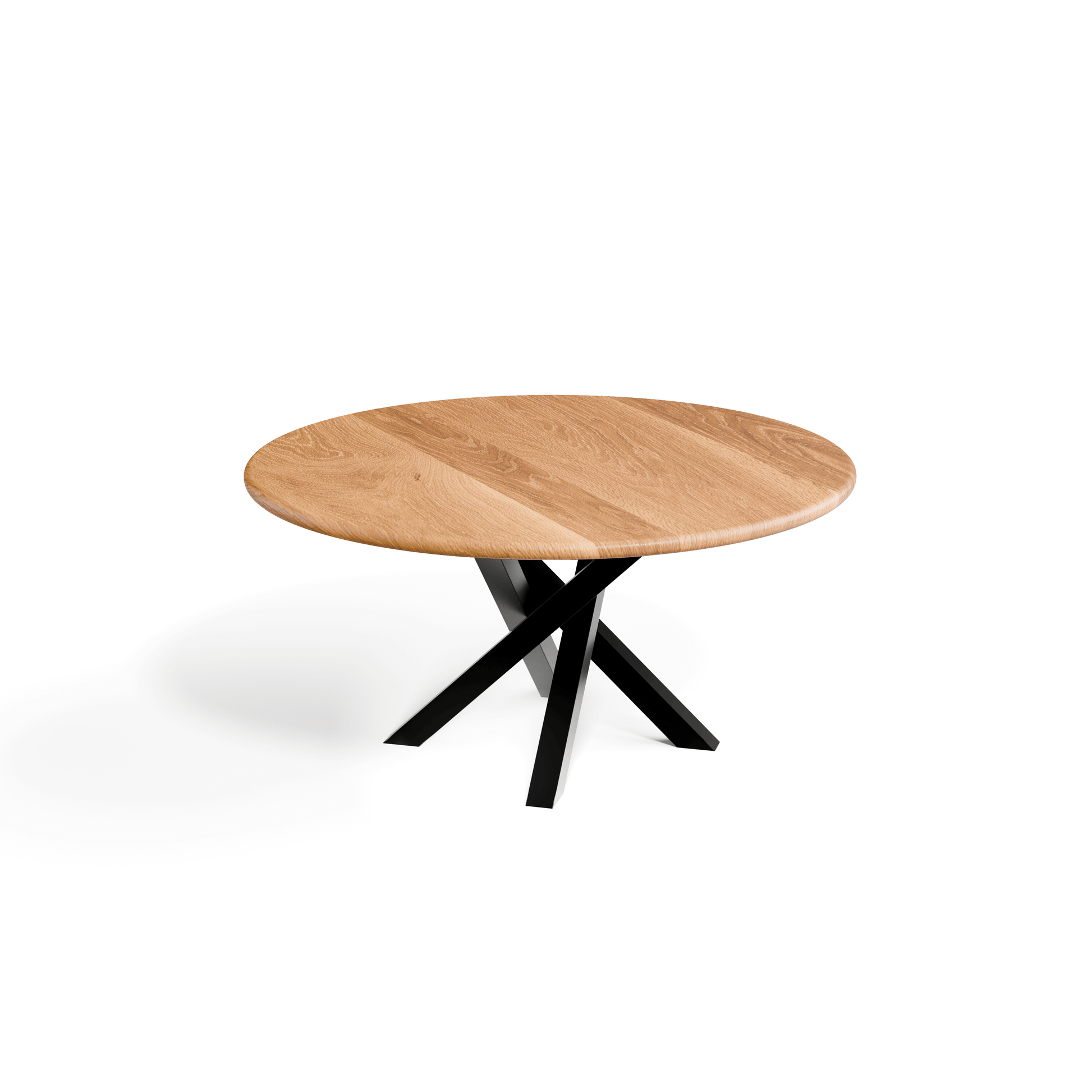 Aubytes Oak Circular Dining Table
