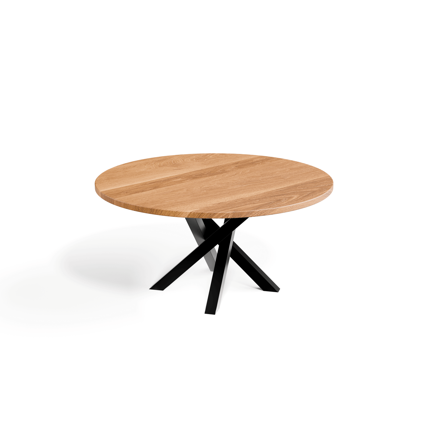 Aubytes Oak Circular Dining Table