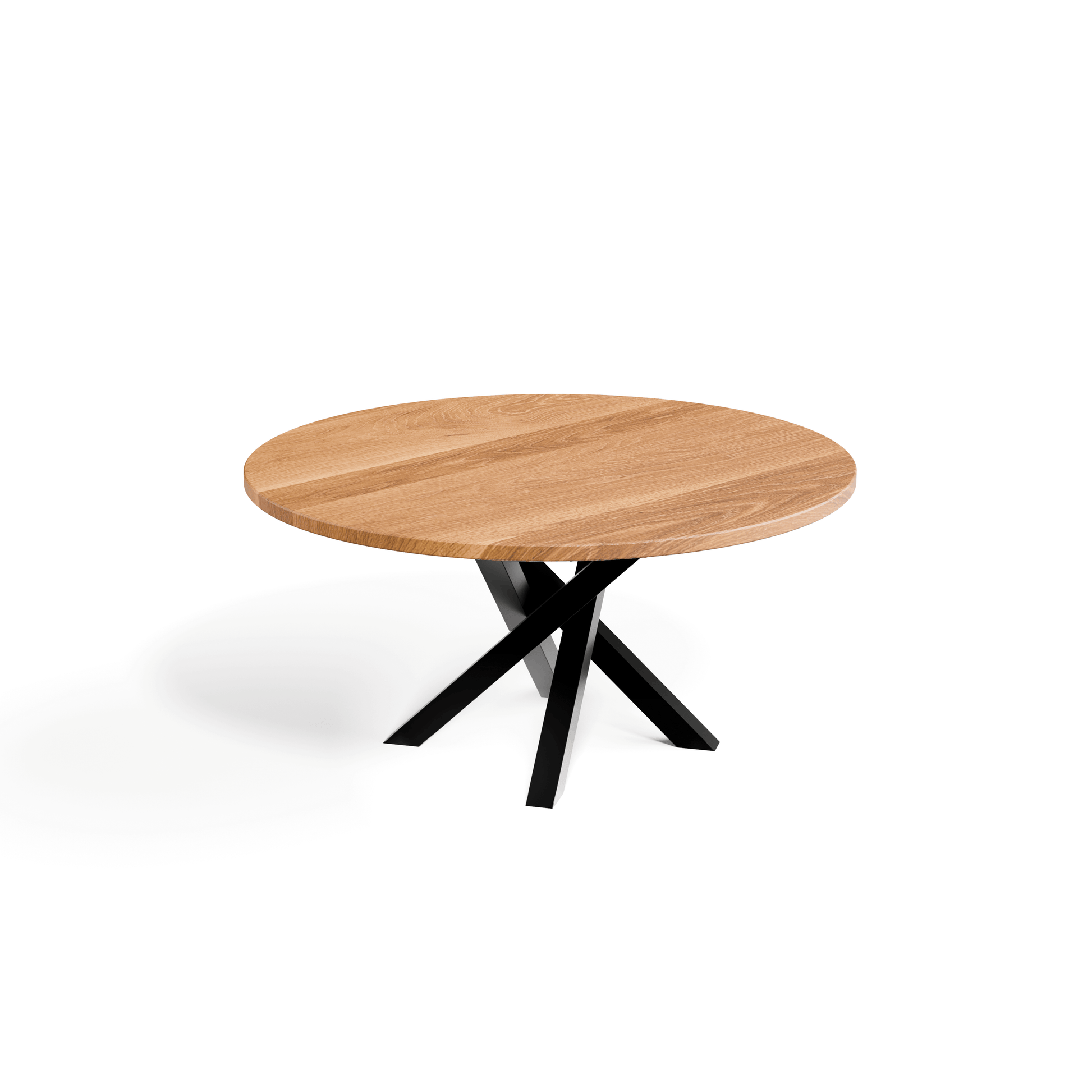 Aubytes Oak Circular Dining Table