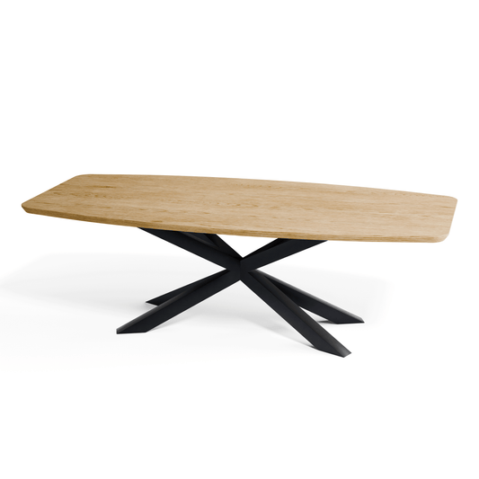 Aubytes Oak Danish Oval Dining Table